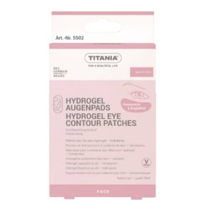 Titania patchs hydrogel pour contour des yeux