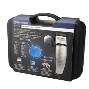 Westinghouse coffret tondeuse barbe corps et cheveux 21pcs - wh1143 - acier inoxydable
