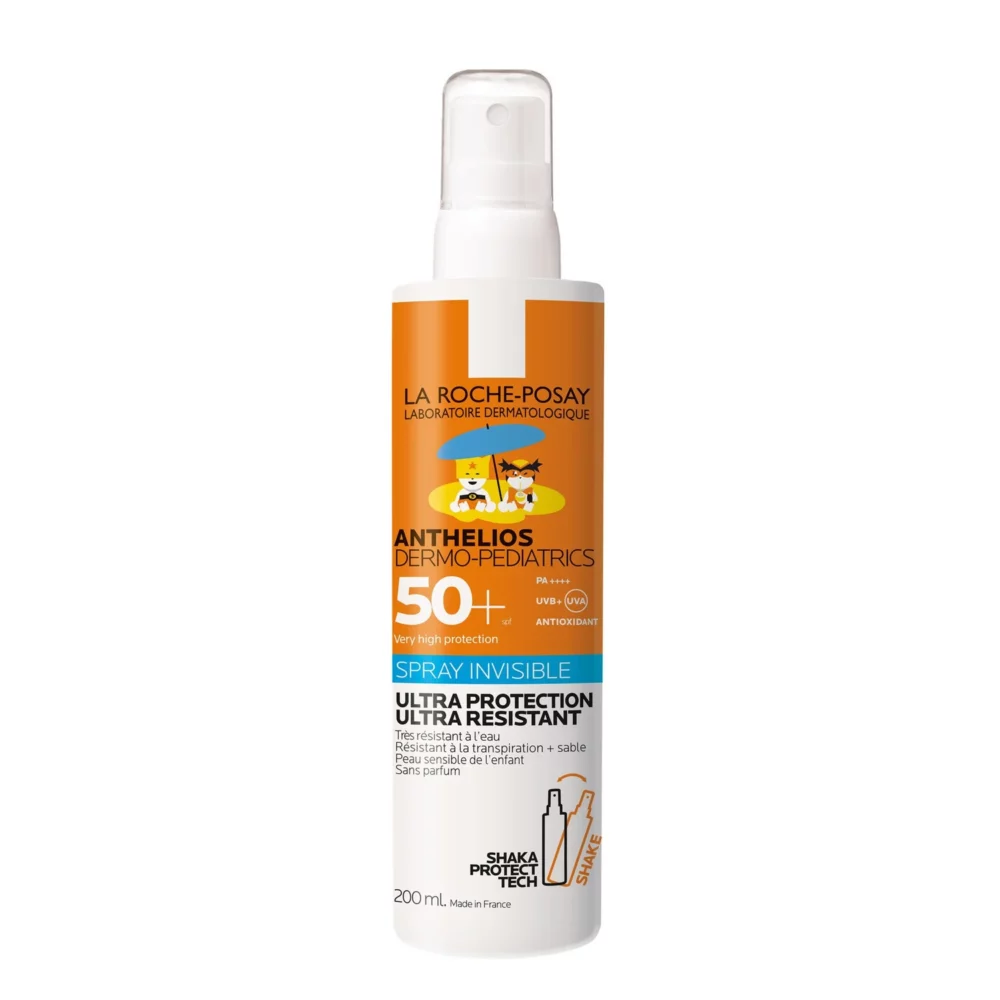 La roche-posay anthelios dermo-pediatrics spray enfant invisible spf50+ sans parfum 200ml