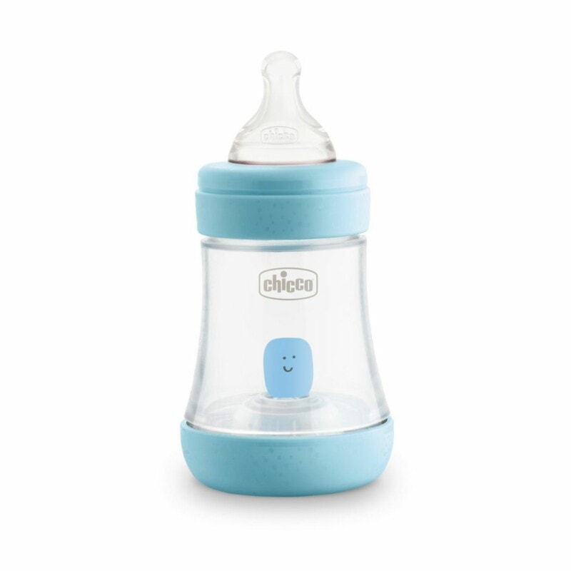 Chicco biberon perfect 5 - 0m+ 150ml bleu