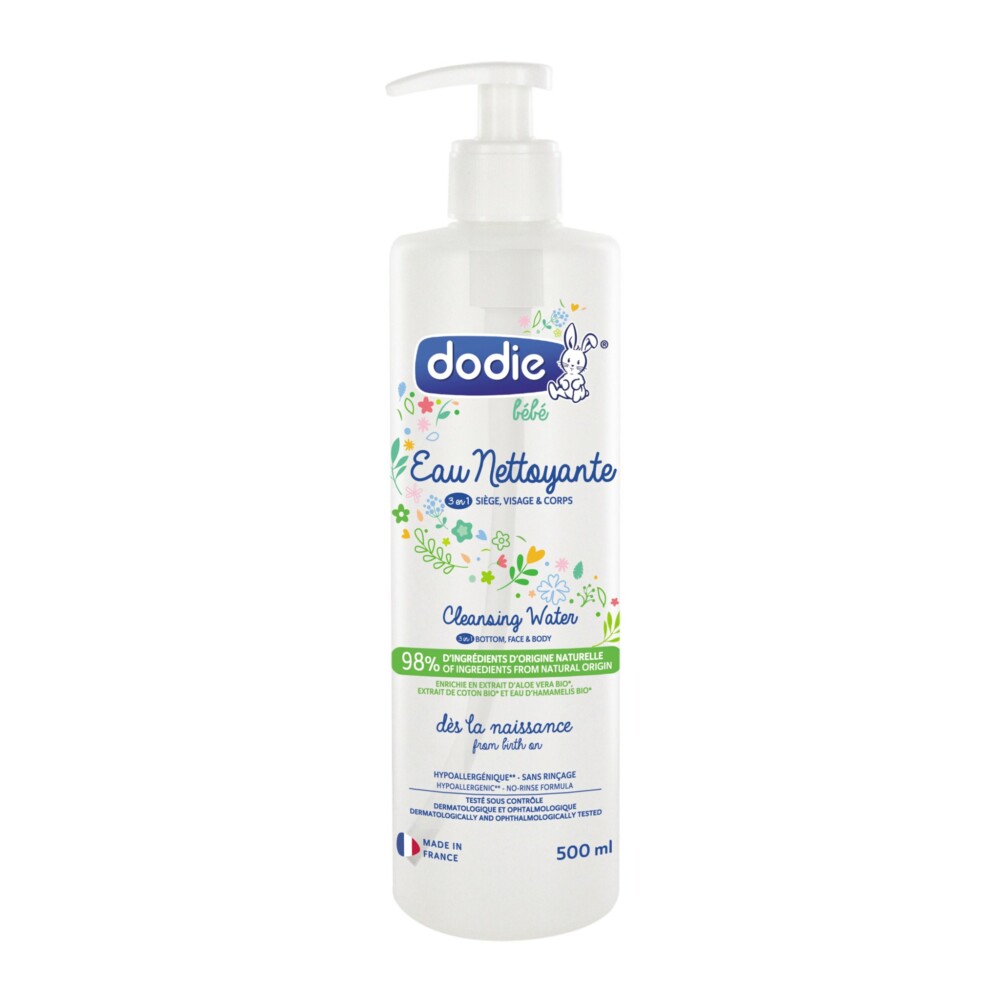 Dodie eau nettoyante bébé 3 en 1 500ml