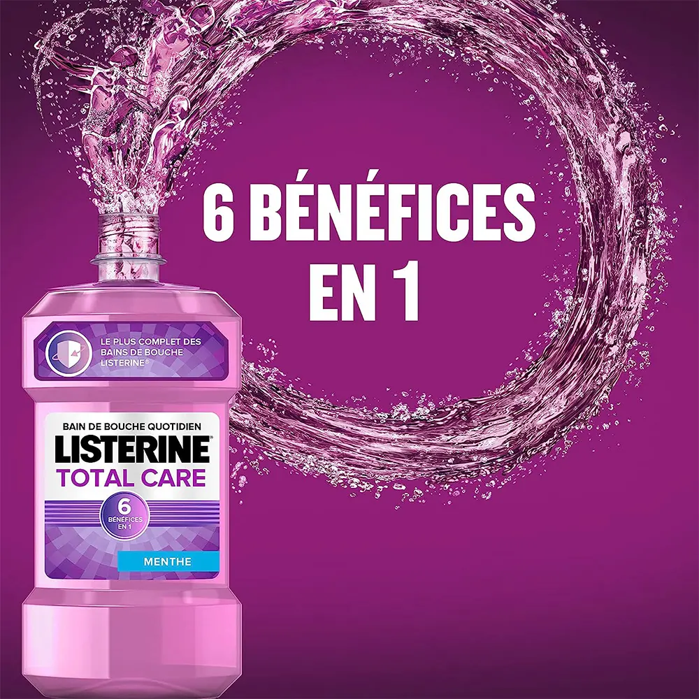 Listerine Total Care 6 en 1 Bain de Bouche 500ml