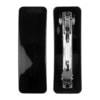 TITANIA 2 Barrettes Noires 8.5x2.5cm - 7859B