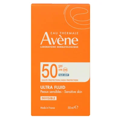 Avene ultra fluid spf50+ peaux sensibles normales à mixtes 50ml