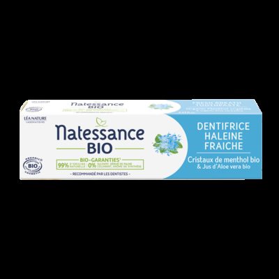 Natessance Dentifrice Haleine fraiche bio 75 ml