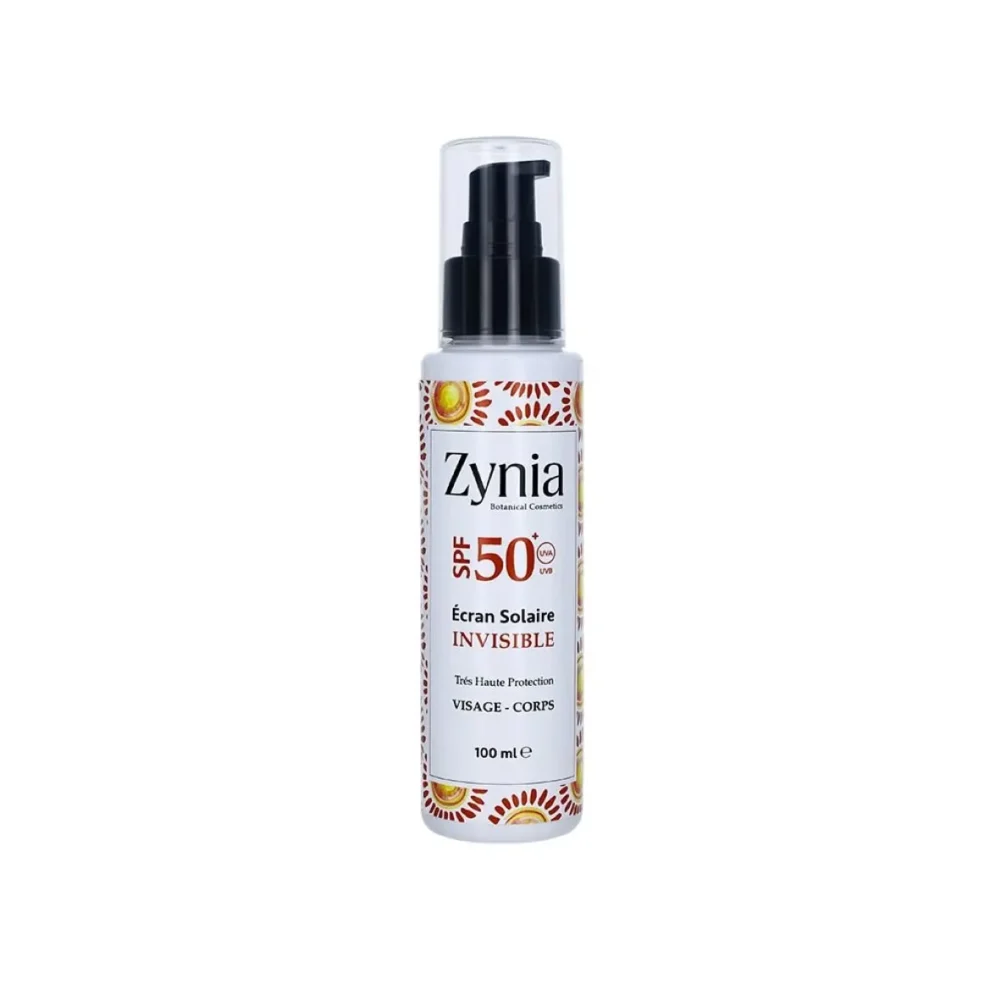 Zynia ecran solaire invisible spf50+ 100ml