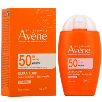 Avene ultra fluid spf50+ peaux sensibles normales à mixtes 50ml