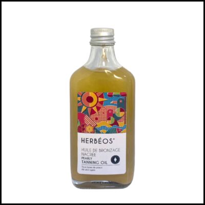 HERBÉOS Huile de Bronzage Nacrée 100ml