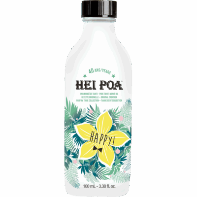 Hei Poa Pur Monoi de Tahiti Happy 100ml