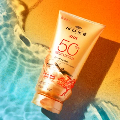 Nuxe sun lait fondant haute protection visage et corps spf50 150ml