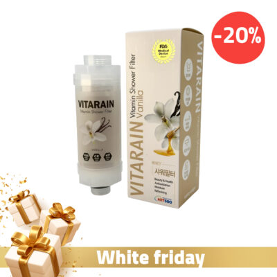VITARAIN Filtre de Douche à La Vitamine à la Vanille