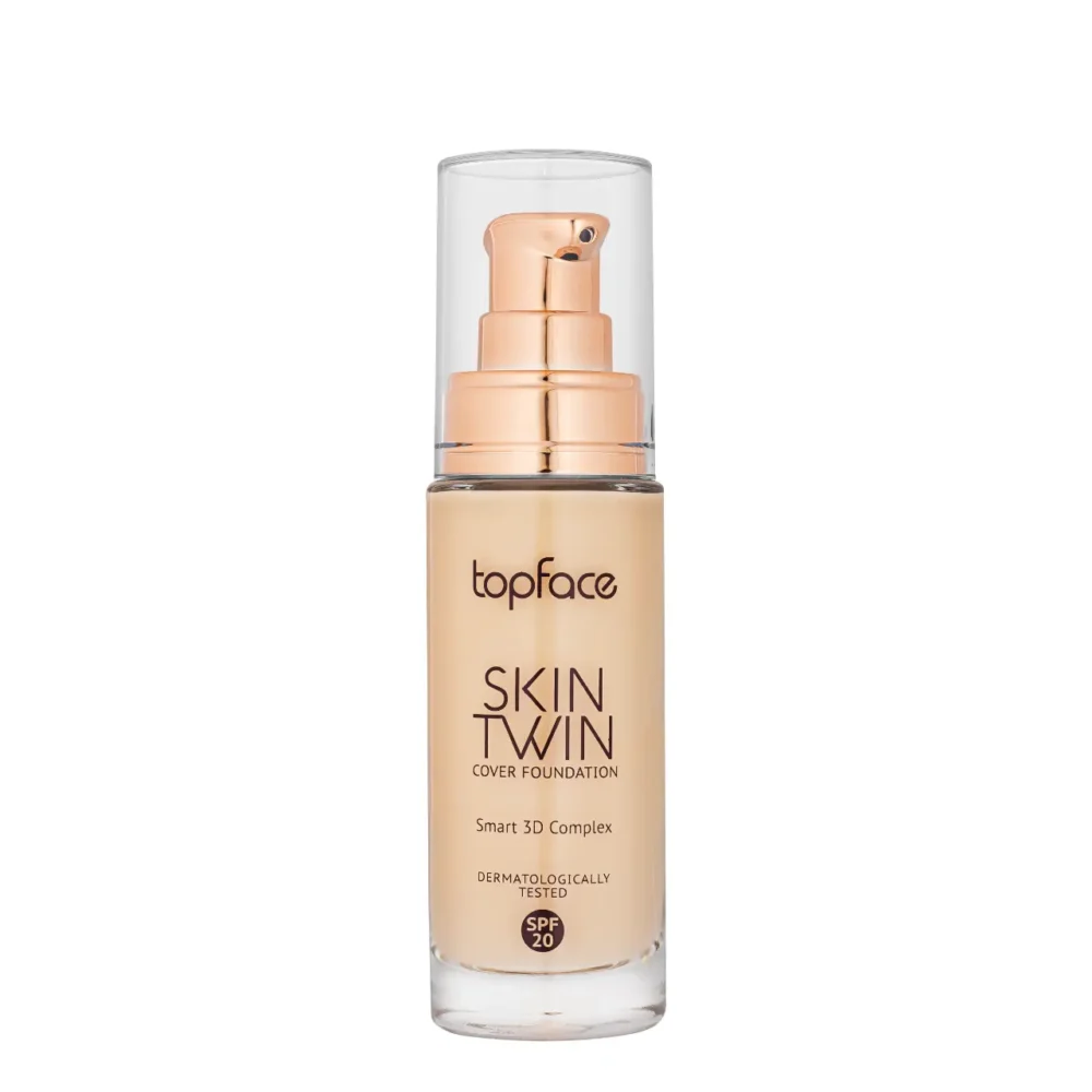 Topface skin twin cover foundation smart 3d complex spf20 002