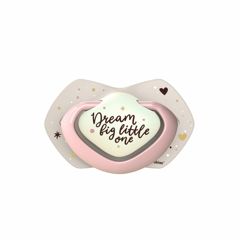 Canpol 2 sucettes light touch 18m+ symétrique brille dans le noir sleepy koala rose 22/660