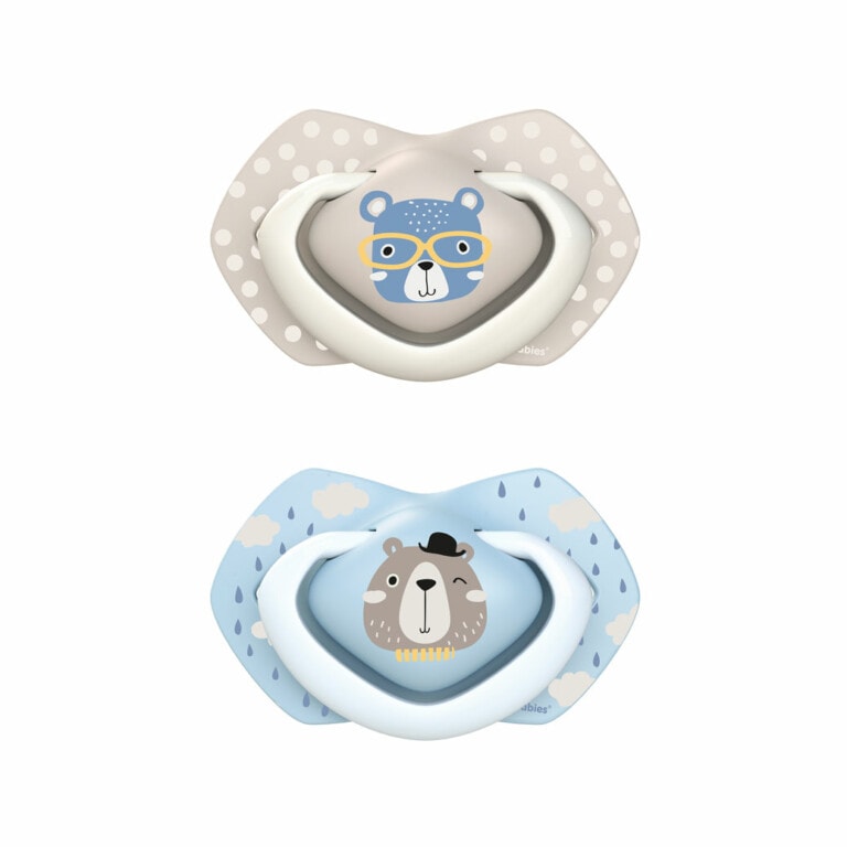 Canpol 2 Sucettes Universelle 0-6M Bonjour Paris Bleu - 22/647
