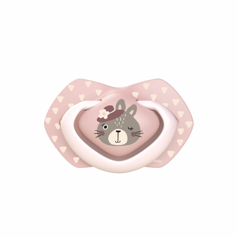 Canpol 2 Sucettes Universelle 6-18M Bonjour Paris Rose - 22/648
