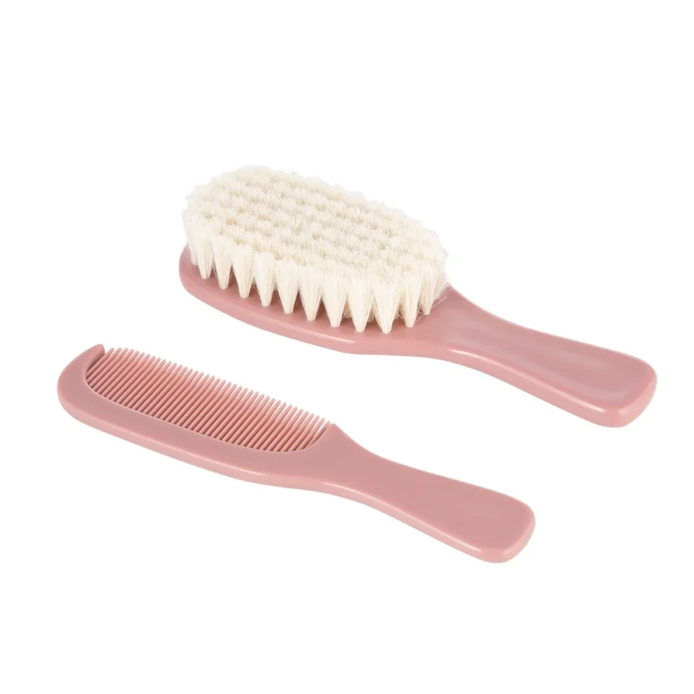 Canpol babies set brosse + peigne rose doré 7/406