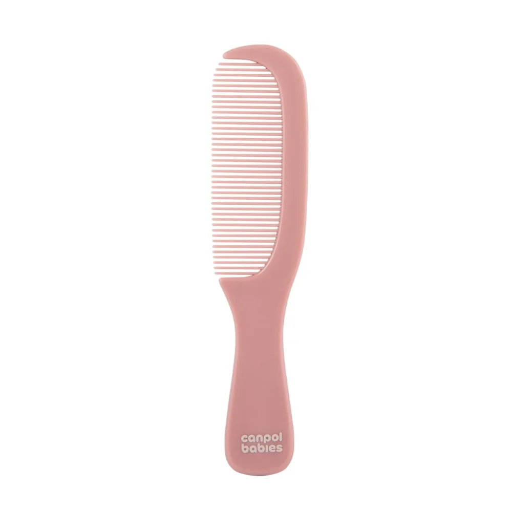 Canpol babies set brosse + peigne rose doré 7/406