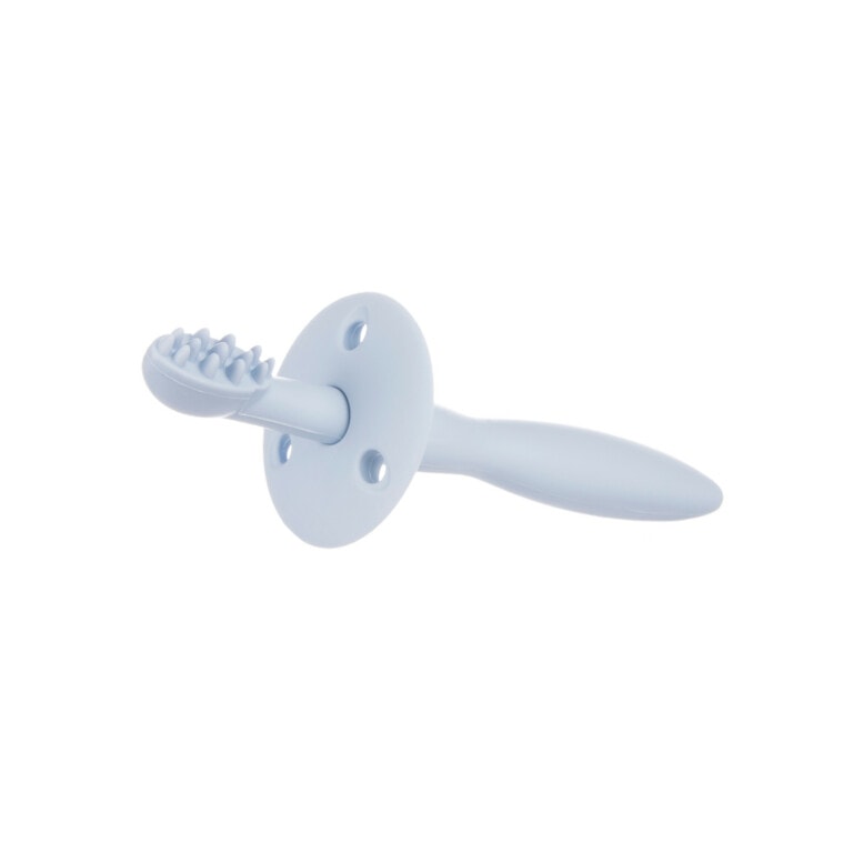 Canpol brosse à dents en silicone avec anneau de dentition bleu - 51/500