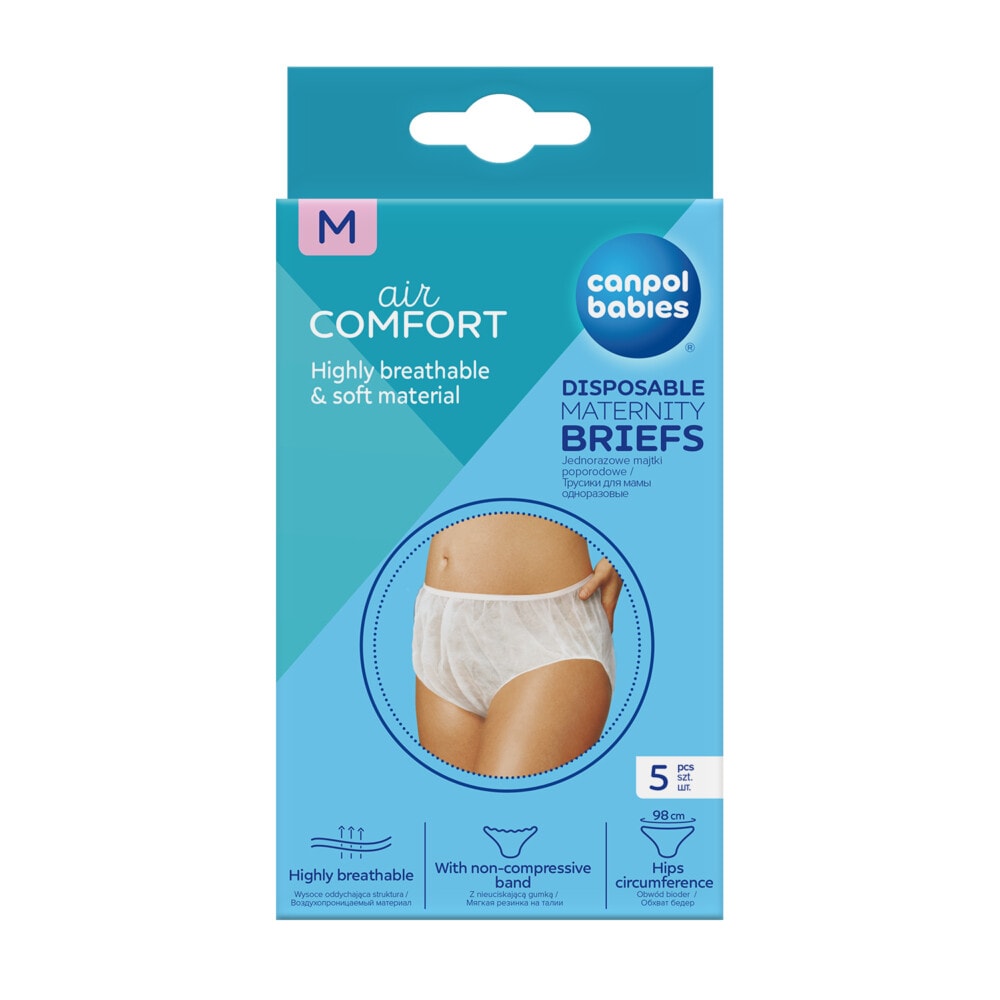 Canpol culottes de maternité jetables 5 pcs taille m 9/598