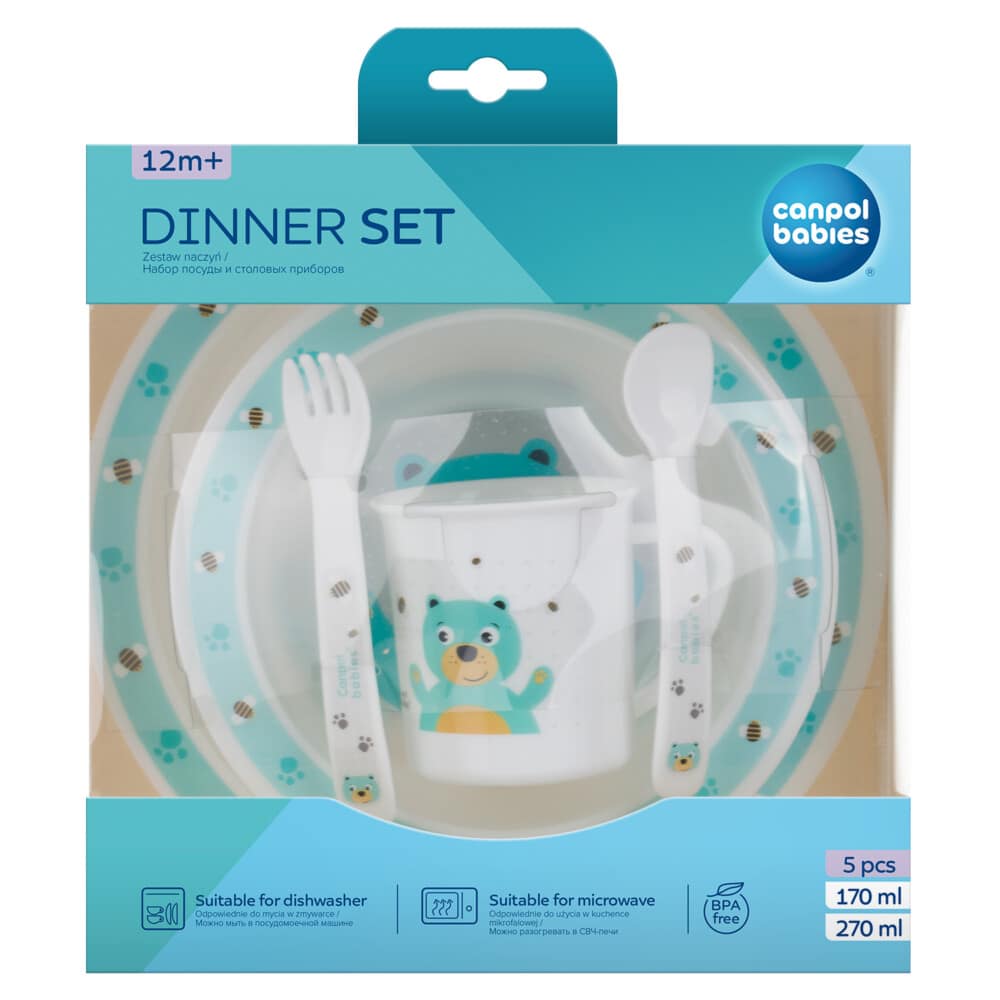 Canpol vaisselle en plastique cute animals ours - 4/401