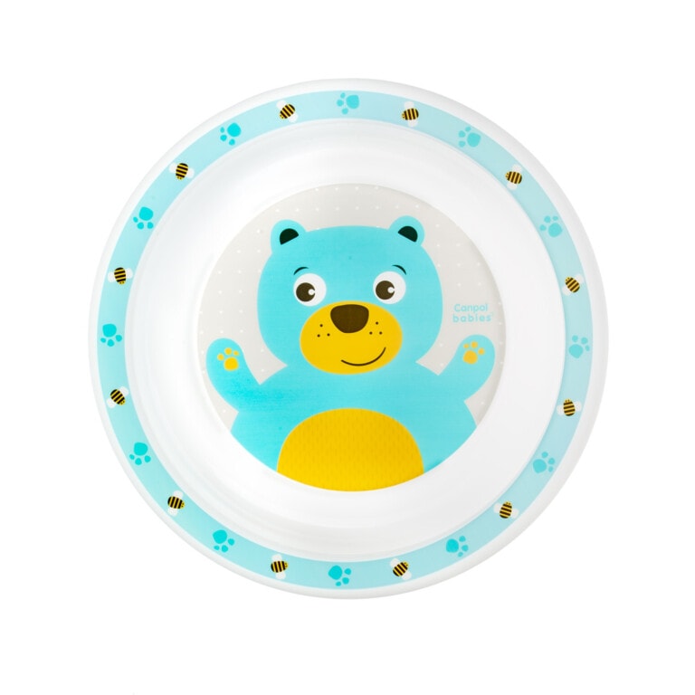 Canpol vaisselle en plastique cute animals turquoise - 4/401