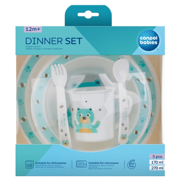 Canpol vaisselle en plastique cute animals ours - 4/401