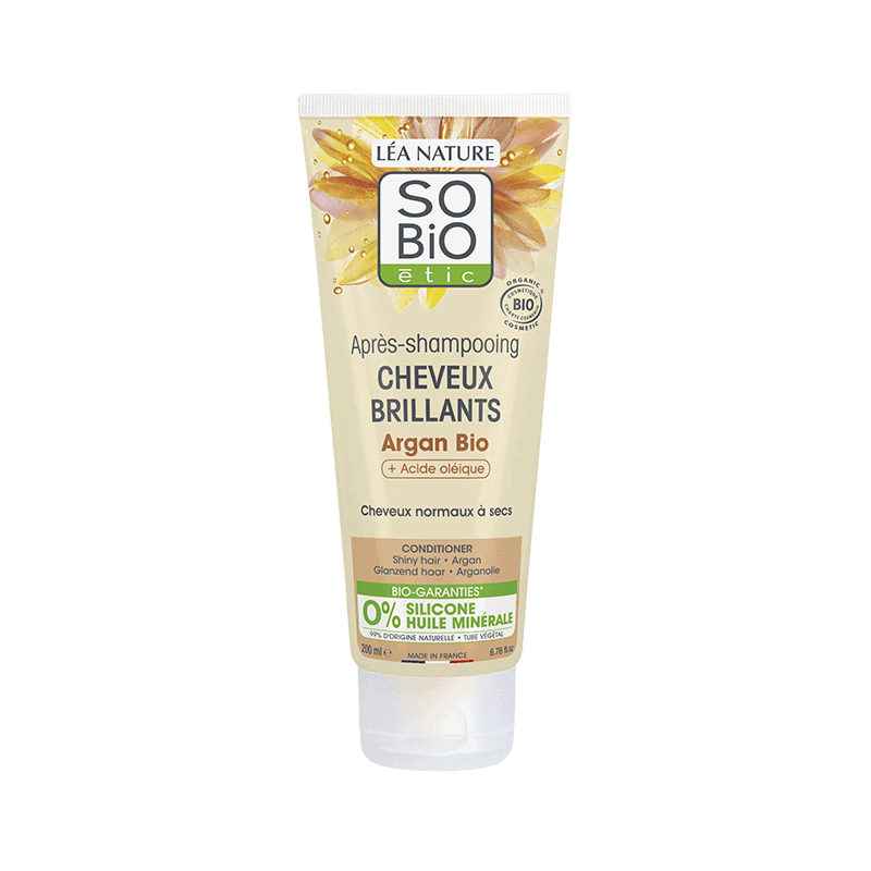 So'Bio Cheveux Brillants Après-Shampoing Argan & Acide Oléique Bio 200ml