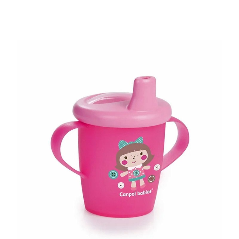 CANPOL BABIES Gobelet Anti Fuite Rose 9M+ 250ml 31/200 - MaparaTunisie