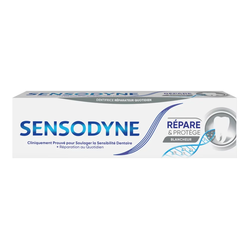 Sensodyne dentifrice blancheur répare et protège 75ml