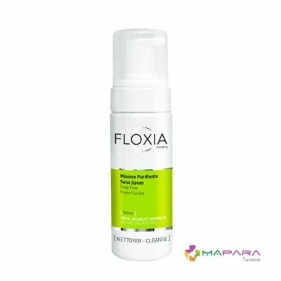 FLOXIA Mousse Puriﬁante Sans Savon peaux sèches et sensibles 150 ml - MaparaTunisie
