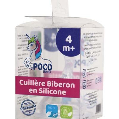 POCO BABY Cuillère-Biberon 100% silicone