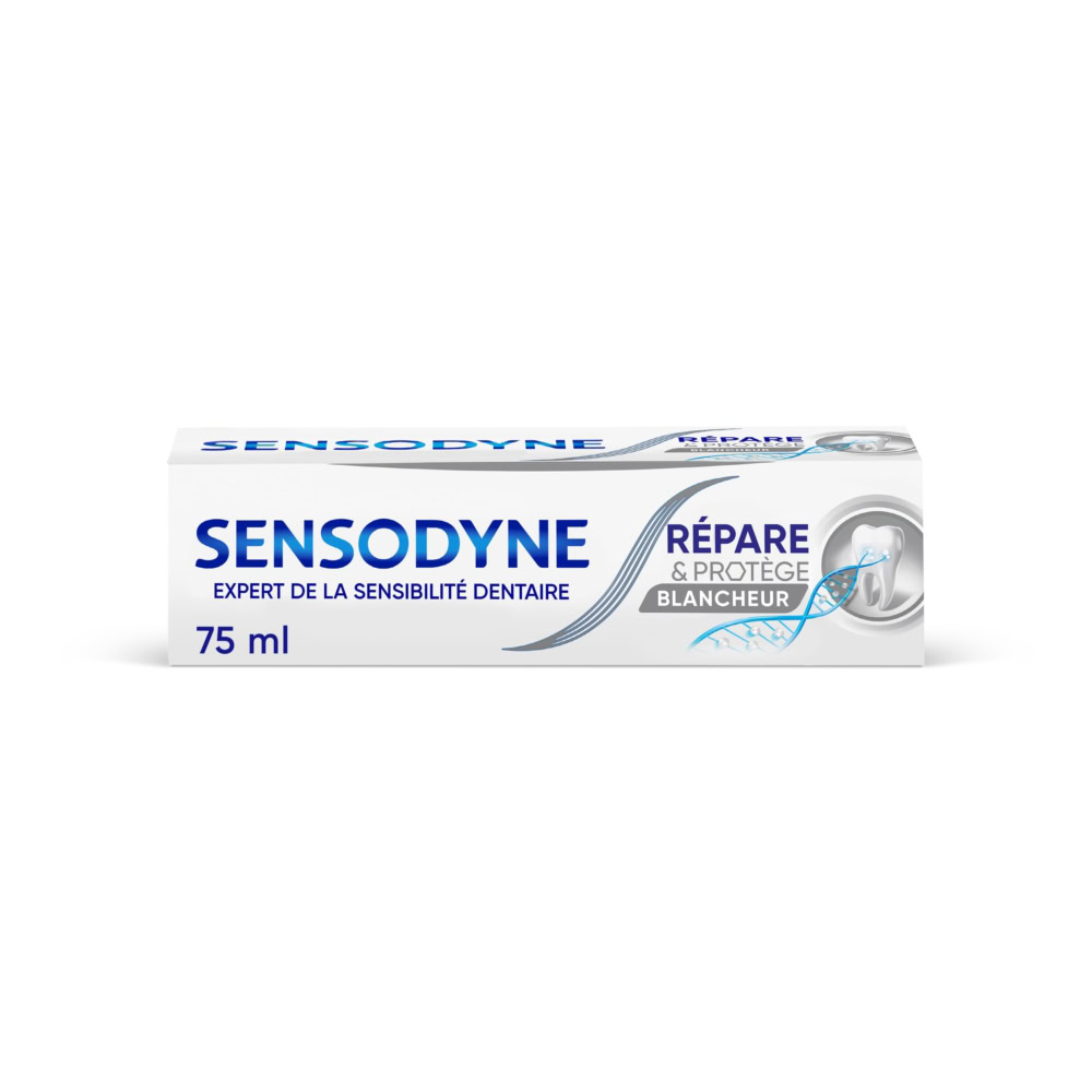 Sensodyne dentifrice blancheur répare et protège 75ml