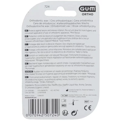 GUM Ortho Cire Dentaire 724