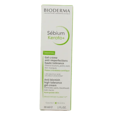 Bioderma sébium kerato+ gel-crème anti-imperfections 30ml