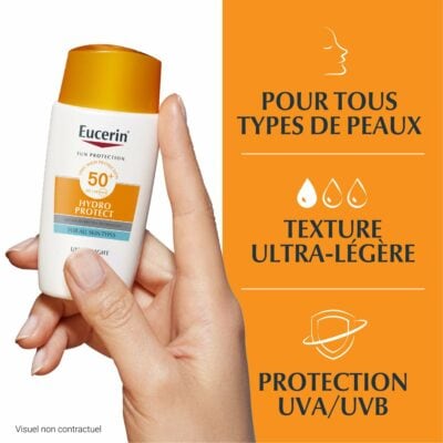 Eucerin sun hydro protect fluide ultra leger invisible spf50+ 50ml