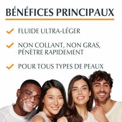 Eucerin sun hydro protect fluide ultra leger invisible spf50+ 50ml