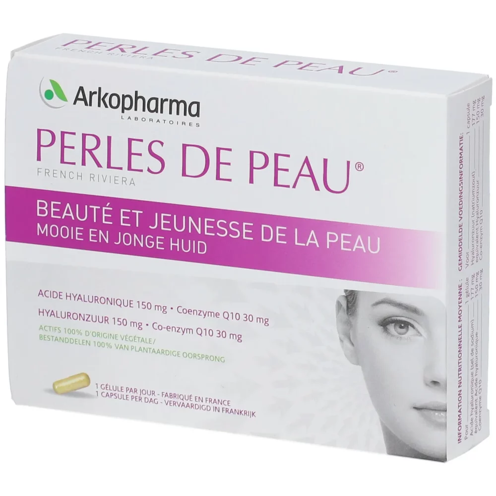 Arkopharma perles de peau beauté et jeunesse 30 gélules