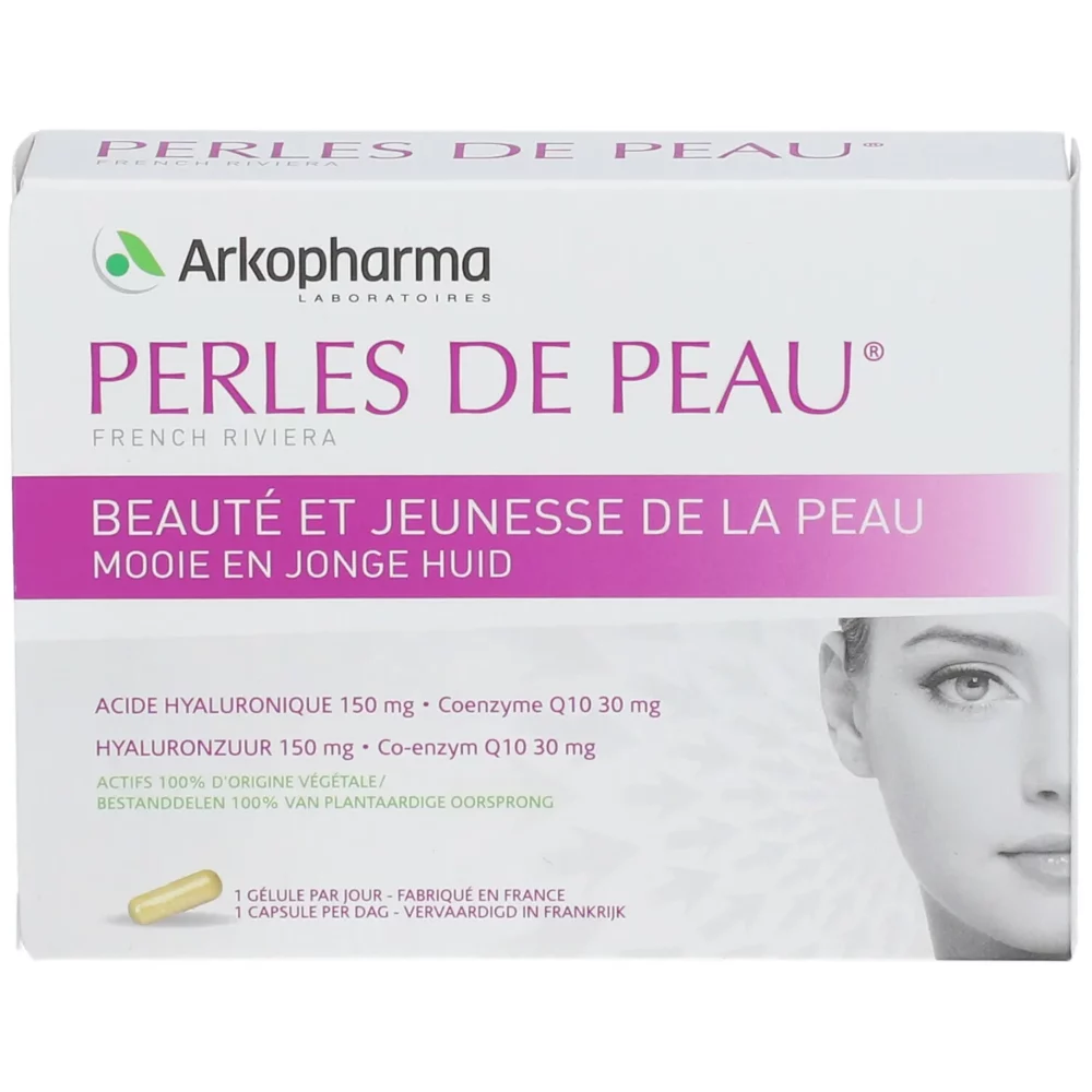 Arkopharma perles de peau beauté et jeunesse 30 gélules