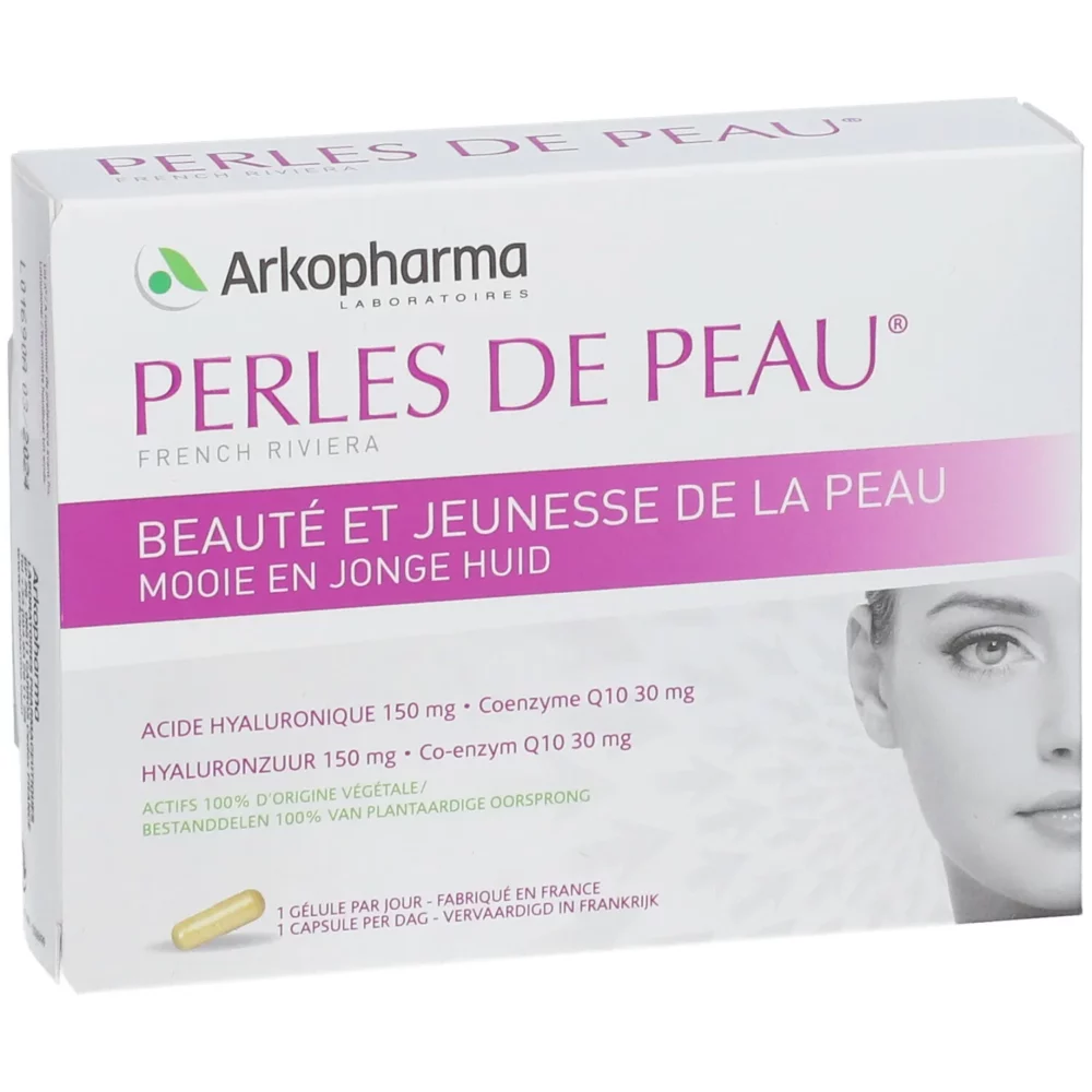 Arkopharma perles de peau beauté et jeunesse 30 gélules