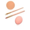 Azal Lot de 2 Éponges Maquillage et 2 Applicateurs