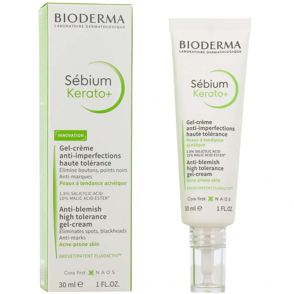 Bioderma sébium kerato+ gel-crème anti-imperfections 30ml