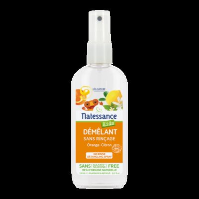 Natessance Kids Démêlant Bio sans Rinçage Orange-Citron 150 ml