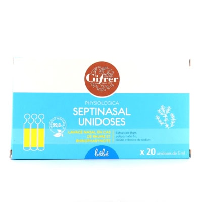 Gifrer Physiologica Septinasal Lavage Nasal 20 Unidoses de 5 ml