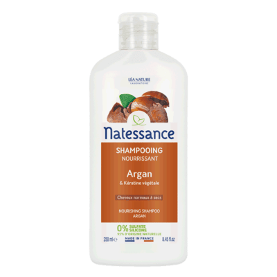 Natessance Shampoing Argan & Kératine Végétale 250 ml