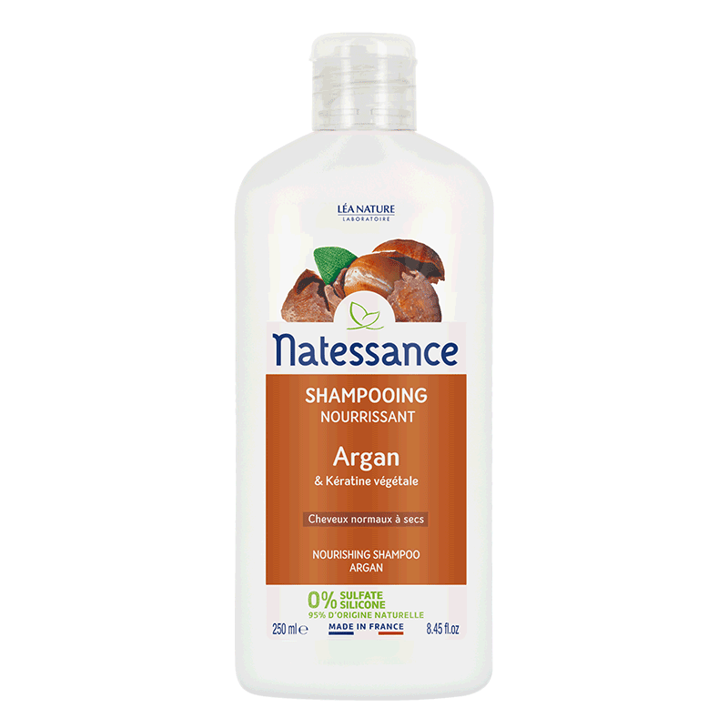 Natessance shampoing argan & kératine végétale 250 ml