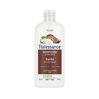 Natessance Shampooing Crème Ultra-Nourrissant Karité 250 ml