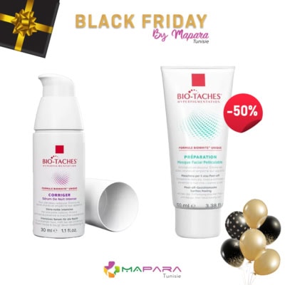 BIOTACHES Sérum Dépigmentant 30ml + BIOTACHES Masque 100ml (Offert)