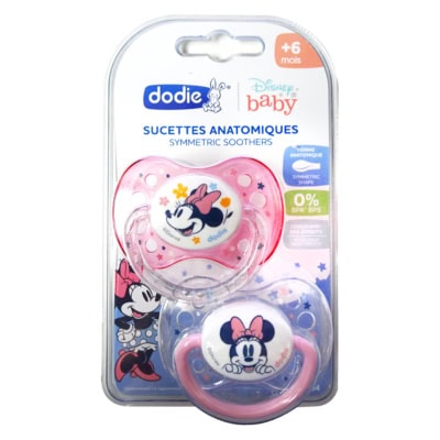 Dodie Disney Baby 2 Sucettes Anatomiques Silicone 6 Mois et +