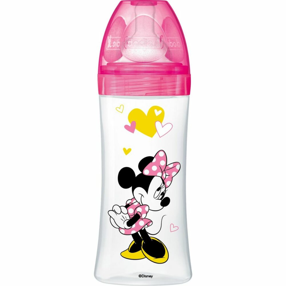 Dodie disney baby biberon anti-colique tétine ronde 3 vitesses 330 ml 6 mois et +