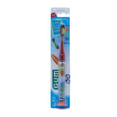 GUM Brosse à Dents Lumineuse Timer Light Junior 6+ 903